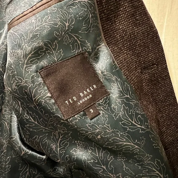 Ted Baker Charcoal Slim Blazer Size 38. New without tags